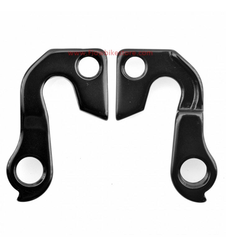 Gancio Cambio Deragliatore Posteriore In Alluminio Per Bici GT / Zaskar / Karakoram / Edge - Nero (con Viti)